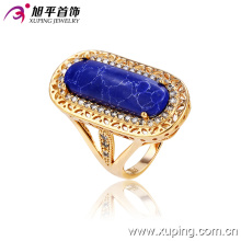 13124 anillo de aleación de cobre de moda fina joyería diseños al por mayor anillo de dedo de oro 18k para niñas
